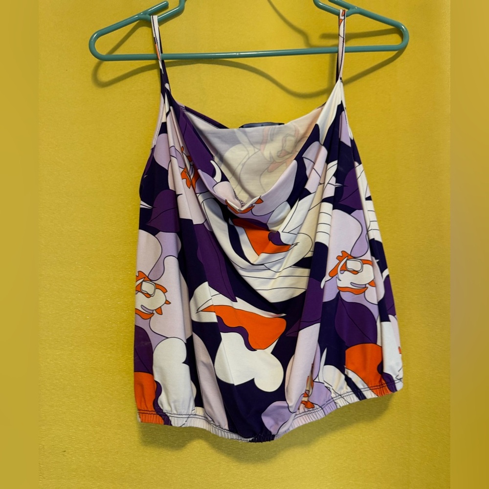 Fighting Eel Tank Katana Vivid Retro Orchid M NWT